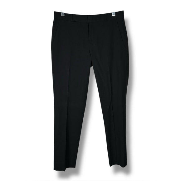 Banana Republic Harper Crop Black Wool Blend Workwear Pants Size 0 - “Shyamala” - Picture 1 of 16